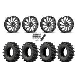 EFX MotoSlayer 35x9.5-20 Tires on MSA M46 Blade Milled Wheels