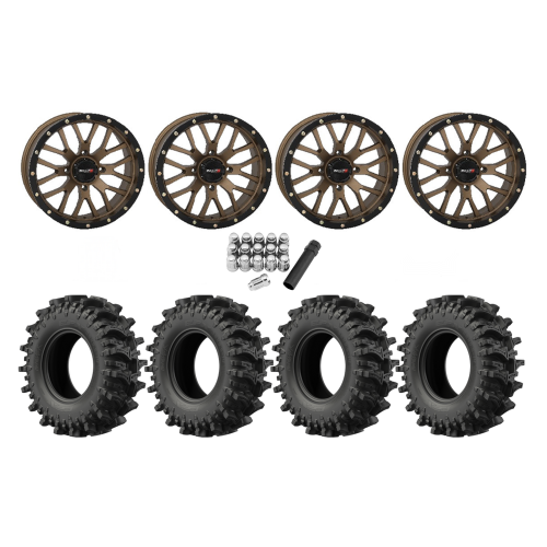 EFX MotoSlayer 32x9.5-18 Tires on ST-3 Bronze Wheels