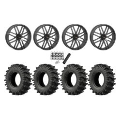 EFX MotoSlayer 33x9.5-22 Tires on ST-3 Grey Wheels