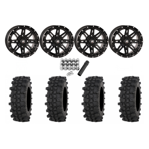 Frontline ACP 28x10-14 Tires on HL22 Gloss Black Wheels Frontline ACP 28x10-14 Tires on HL22 Gloss Black Wheels