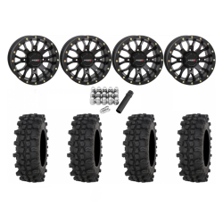 Frontline ACP 28x10-14 Tires on SB-4 Matte Black Beadlock Wheels Frontline ACP 28x10-14 Tires on SB-4 Matte Black Beadlock Wheels