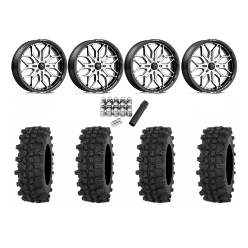 Frontline ACP 35x9.5-20 Tires on MSA M47 Sniper Machined Wheels