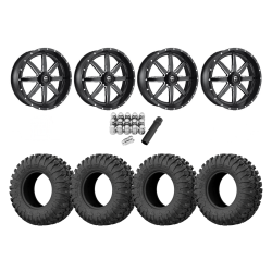 EFX Motoclaw 33x10-18 Tires on Fuel Maverick Wheels EFX Motoclaw 33x10-18 Tires on Fuel Maverick Wheels