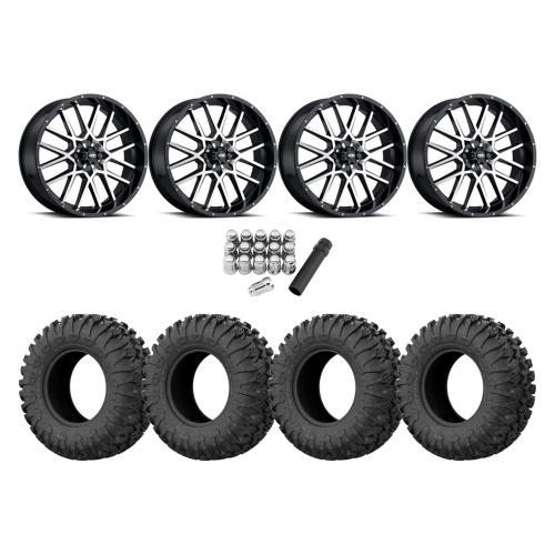 EFX Motoclaw 33x10-18 Tires on ITP Hurricane Machined Wheels