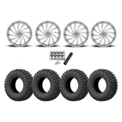 EFX Motoclaw 33x10-18 Tires on MSA M46 Blade Chrome Wheels EFX Motoclaw 33x10-18 Tires on MSA M46 Blade Chrome Wheels