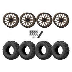 EFX Motoclaw 33x10-18 Tires on ST-3 Bronze Wheels