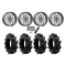 EFX Motohavok 37x9.5-22 Tires on MSA M47 Sniper Gunmetal Milled Wheels