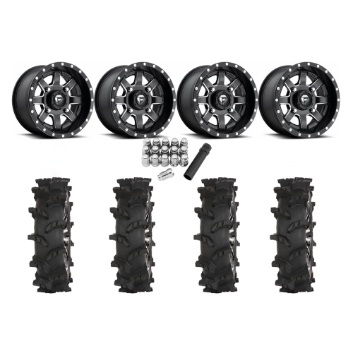 High Lifter Outlaw Max 32x10-15 Tires on Fuel Maverick Milled Wheels