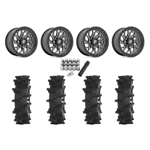 High Lifter Outlaw Max 32x10-15 Tires on Fuel Runner Milled Wheels