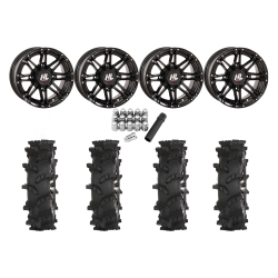 High Lifter Outlaw Max 28x10-14 Tires on HL3 Gloss Black Wheels High Lifter Outlaw Max 28x10-14 Tires on HL3 Gloss Black Wheels