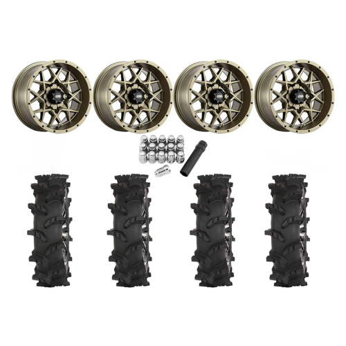 High Lifter Outlaw Max 32x10-15 Tires on ITP Hurricane Bronze Wheels