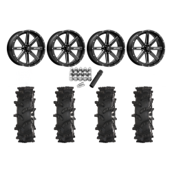 High Lifter Outlaw Max 28x10-14 Tires on MSA M41 Boxer Wheels High Lifter Outlaw Max 28x10-14 Tires on MSA M41 Boxer Wheels