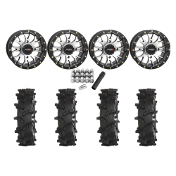 High Lifter Outlaw Max 28x10-14 Tires on ST-3 Machined Wheels High Lifter Outlaw Max 28x10-14 Tires on ST-3 Machined Wheels