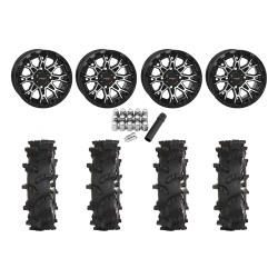 High Lifter Outlaw Max 28x10-14 Tires on ST-6 Machined Wheels High Lifter Outlaw Max 28x10-14 Tires on ST-6 Machined Wheels