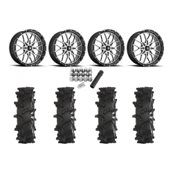 High Lifter Outlaw Max 44x10-24 Tires on MSA M45 Portal Machined Wheels