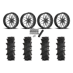 High Lifter Outlaw Max 33x10-20 Tires on MSA M45 Portal Milled Wheels