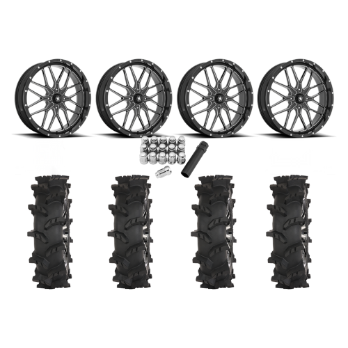 High Lifter Outlaw Max 33x10-20 Tires on MSA M45 Portal Milled Wheels