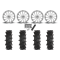 High Lifter Outlaw Max 35x10-22 Tires on MSA M46 Blade Chrome Wheels