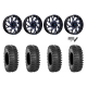 System 3 XT400 33x9.5-20 Tires on Fuel Runner Candy Blue Wheels