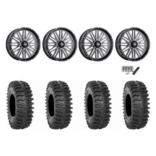 System 3 XT400 35x10-18 Tires on ITP Momentum Milled Wheels