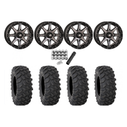 System 3 XTR370 28x10-14 Tires on HL10 Smoke Wheels