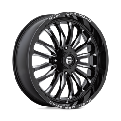 Fuel Off Road Arc Gloss Black & Milled 22x7 Wheel/Rim