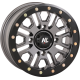High Lifter HL23 Gunmetal Grey 14x7 Beadlock Wheels/Rims (Full Set)