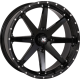 High Lifter HL10 Gloss Black 20x7 Wheels/Rims (Full Set)