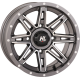BKT AT 171 28x9-14 Tires on HL22 Gunmetal Grey Wheels BKT AT 171 28x9-14 Tires on HL22 Gunmetal Grey Wheels