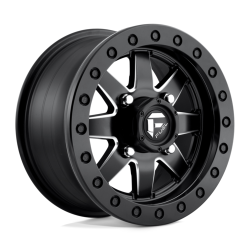 Fuel Off-Road Maverick Beadlock D938 Black & Milled 14x7 Wheel/Rim Fuel Off-Road Maverick Beadlock D938 Black & Milled 14x7 Wheel/Rim