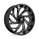 Fuel Off Road Reaction Gloss Black & Milled 22x7 Wheel/Rim Fuel Off Road Reaction Gloss Black & Milled 22x7 Wheel/Rim