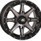 High Lifter HL10 Matte Black and Smoke 14x7 Wheel/Rim