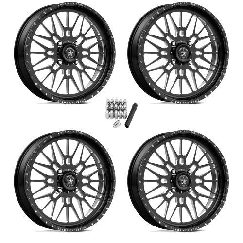American Force K06 Nomad Black 22x7 Forged Wheels/Rims (Full Set)