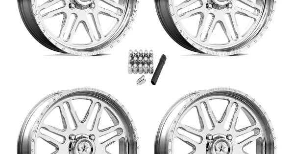 American Force K07 Energy Polished 20x7 Forged Wheels/Rims (Full Set)