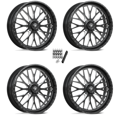 American Force K13 Invader Black 24x7 Forged Wheels/Rims (Full Set)