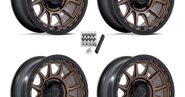 Fuel Off Road Piston Matte Bronze 15x7 Wheels/Rims (Full Set)