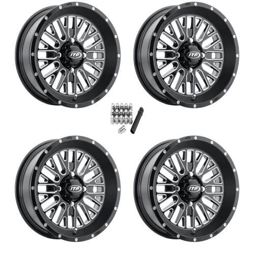 ITP Momentum 15x7 Wheels/Rims (Full Set)