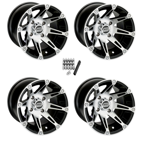 Moose Offroad 387 X Machined 12x7 Wheels/Rims (Full Set) Moose Offroad 387 X Machined 12x7 Wheels/Rims (Full Set)