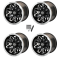 Moose Offroad 416 X Silver 14x7 Wheels/Rims (Full Set)