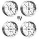 MSA M34 Flash Chrome 22x7 Wheels/Rims (Full Set)