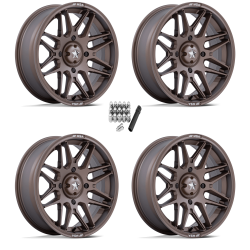 MSA M52 Radar Matte Bronze 15x7 Wheels Rims (Full Set)