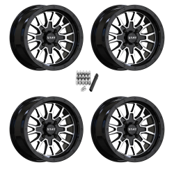 STAT Offroad STAT-01 14x7 Machined Wheels/Rims (Full Set)