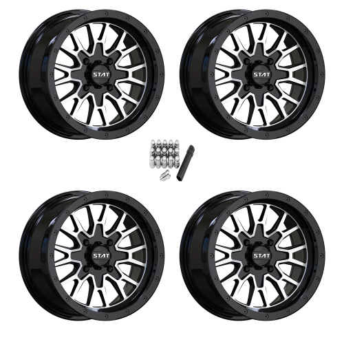 STAT Offroad STAT-01 15x7 Machined Wheels/Rims (Full Set)