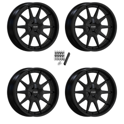 STAT Offroad STAT-03 20x7 Satin Black Wheels/Rims (Full Set)