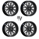 STAT Offroad STAT-04 20x7 Dark Tint Wheels/Rims (Full Set)