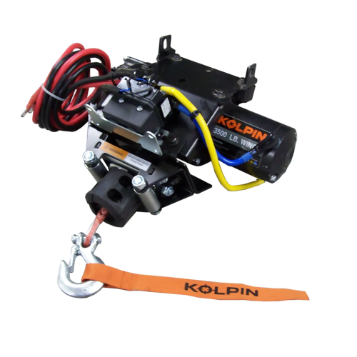 Kolpin Honda ATV Quick-Mount Winch 3500lb. Synthetic Rope