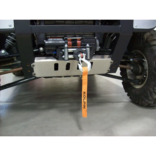 Kolpin Kawasaki Mule Pro-FX / FXT Quick-Mount Winch 4500lb. Synthetic Rope