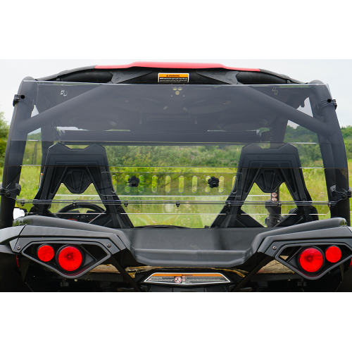 Spike Powersports Can-Am Commander Rear Windshield With Sliding Vent Spike Powersports Can-Am Commander Rear Windshield With Sliding Vent