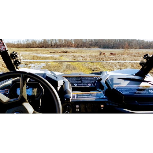 Spike Powersports Can-Am Maverick Sport Half Windshield- Hard Coated