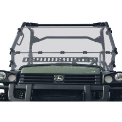 Spike Powersports John Deere Gator 625/825 Hinged Hard Coated Windshield With Sliding Vent